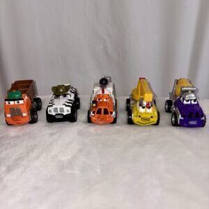 TONKA Lil’ Chuck & Friends Diecast Trucks Maisto Cars Hasbro 2000 LOT OF 5 - EUC